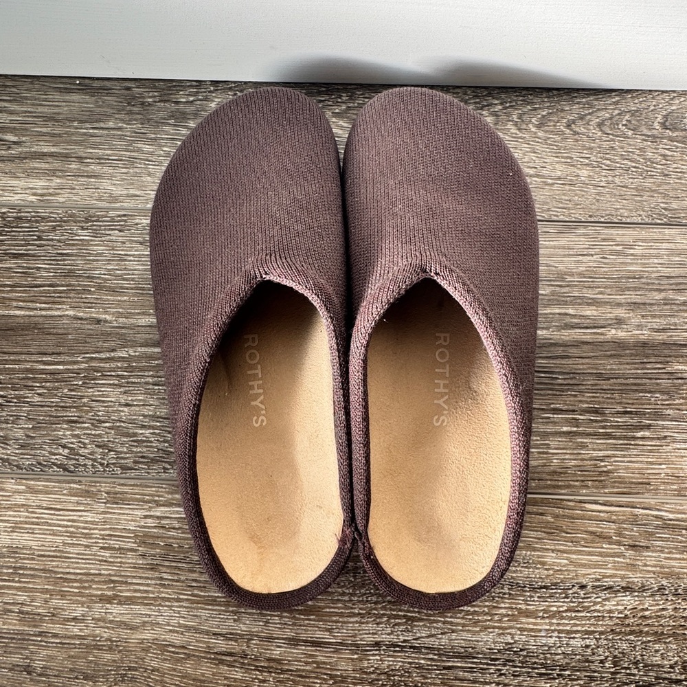 Rothy's Brown Knit Mules